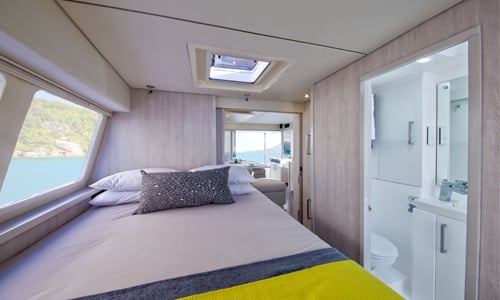 Leopard 58 Sailing Catamaran Cabin 1